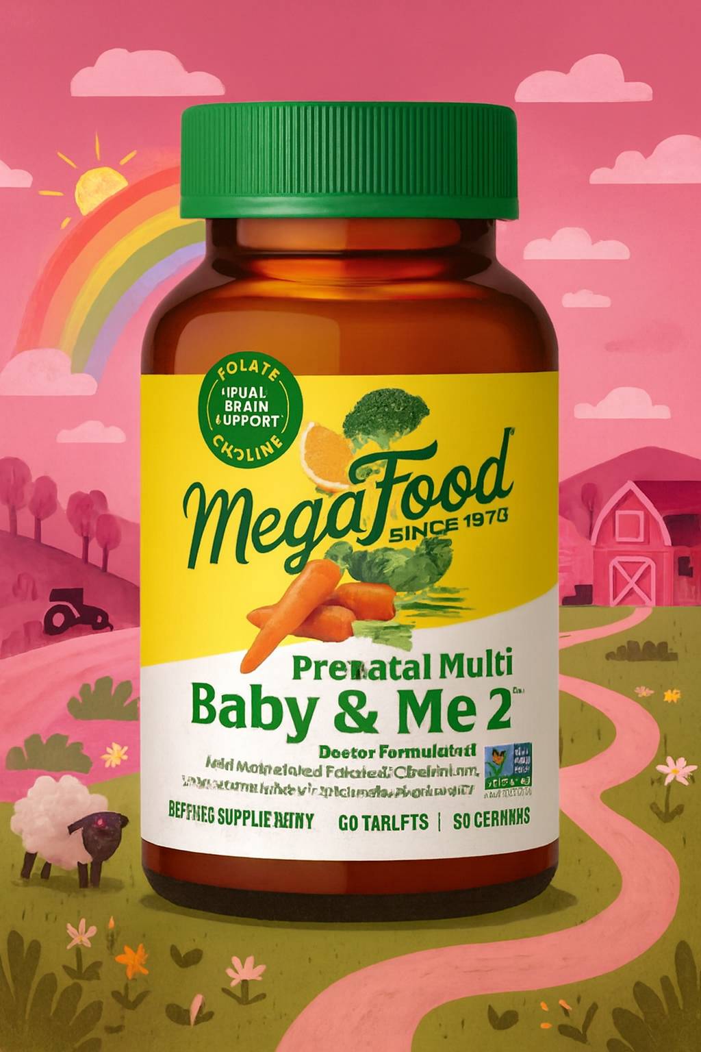 MegaFood Baby & Me _مکمل دوران بارداری_60 عددی