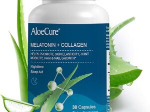 آلوئه‌کیور ملاتونین طبیعی + کلاژن با آلوئه ورای ارگانیک