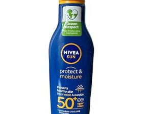 لوسیون ضد آفتاب مرطوب کننده نیوآ مدل Sun SPF 50+ حجم 200 میلی لیتر