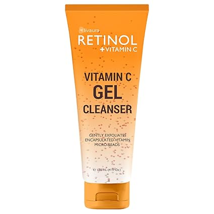 شوینده صورت پاک کننده لیورا حاوی رتینول + ویتامین C