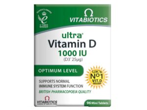 مکمل ویتامین d3 اولترا دوز 1000 برند ویتابیوتیکس